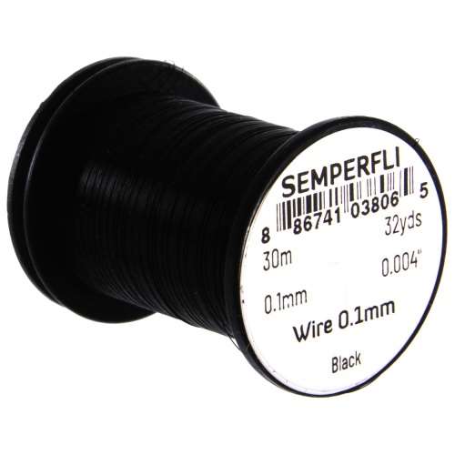 Wire 0.1mm Black