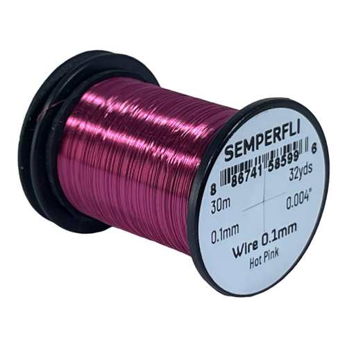 Wire 0.1mm Hot Pink