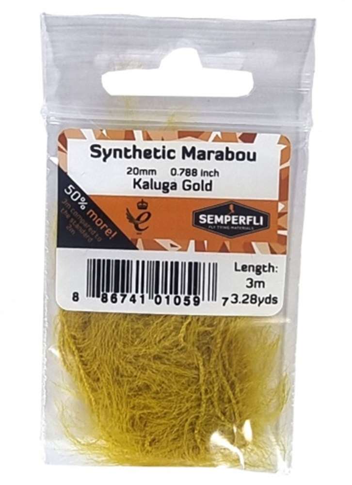 Synthetic Marabou 20mm Kaluga Gold
