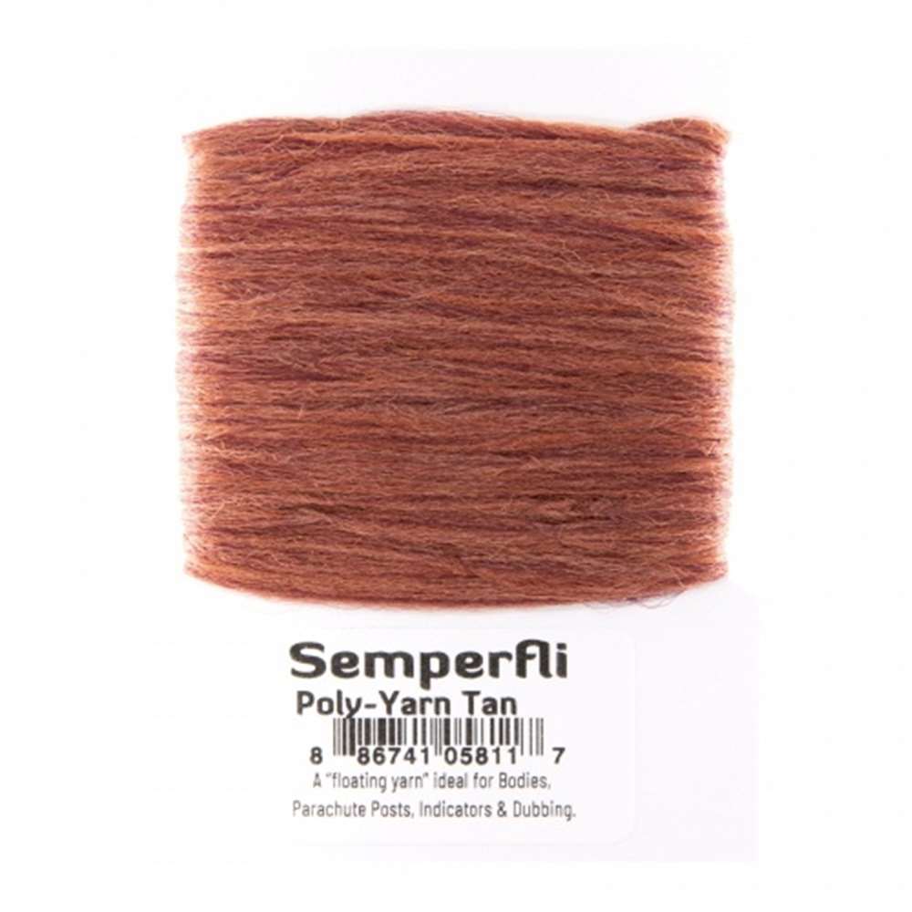 Semperfli Tan Poly-Yarn  Polypropylene Fly Tying Material