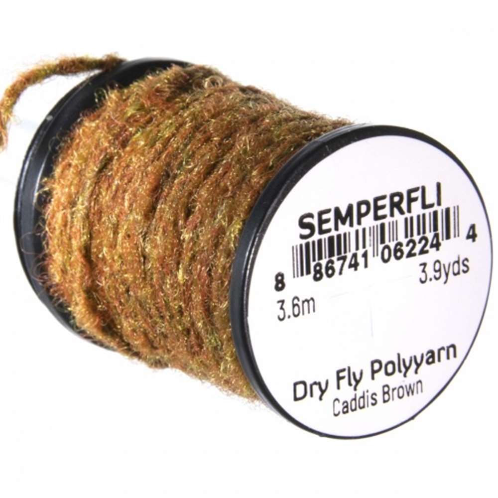 Dry Fly Polyyarn Caddis Brown